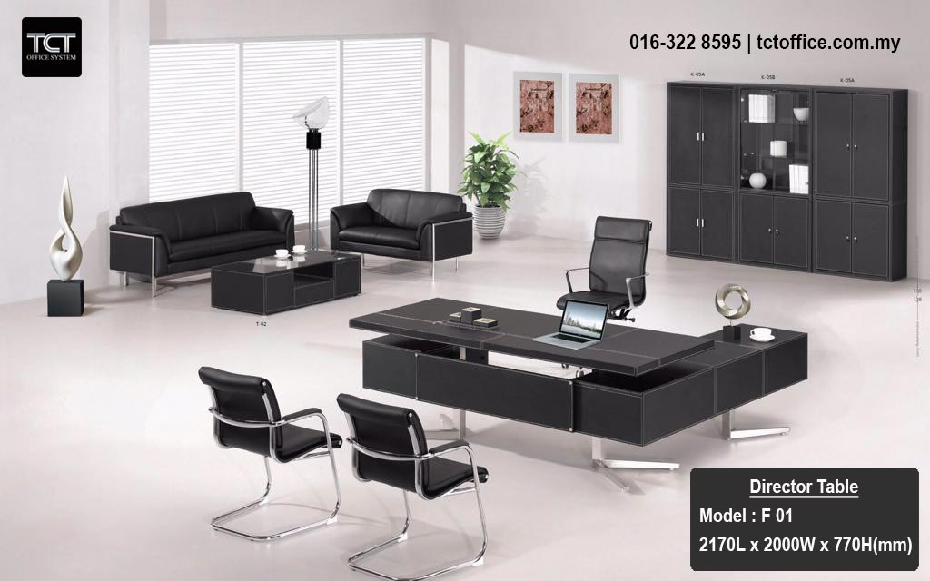 Malaysia Office Director Table | F-01 | Office Furniture Wholesaler Malaysia | TCT Office System Sdn Bhd